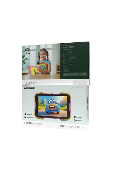 Green Lion G-Kid 20 Kids Tablet with Holding Bracket, iWawa Parental Control, Built-in 3G, 8" IPS Sc