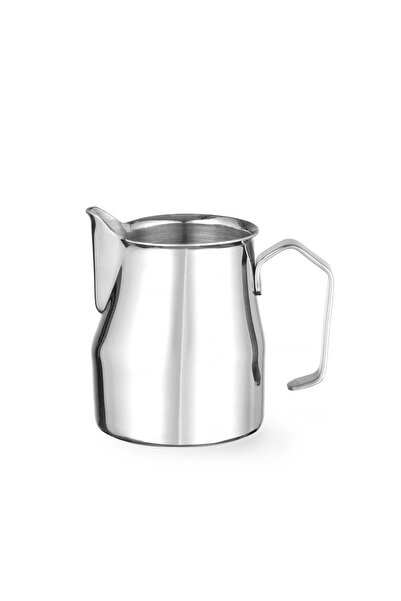 HENDI Cana pentru lapte cu gura in forma de V, Hendi, 350ml, inox, ø65x(H)99mm