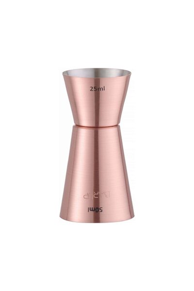 HENDI Jigger 25/50 ml, Bar up, Cupru, ø42x(H)86mm