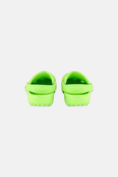Crocs Toddlers Girl Sling Back Classic Clogs, Lime