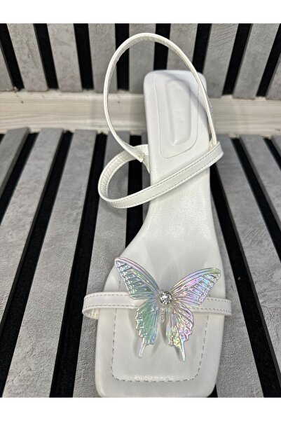 SERENA BD Hologram 1 Çift Kelebek Ayakkabı Tokası Tak-çıkar Klipsli Broş