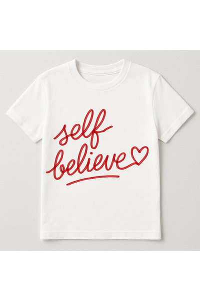 MAGORS تيشيرت مريح للجنسين بطبعة نص ملون