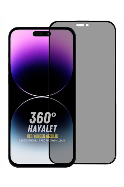 Evax (360° HAYALET) iPhone 14 Pro Max Uyumlu 360° 4 Yönden Görünmez Hayalet E...
