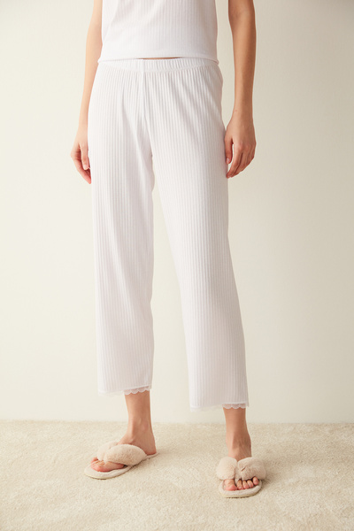 Penti Beyaz Elegant Pantolon Pijama Altı-gelin Koleksiyonu