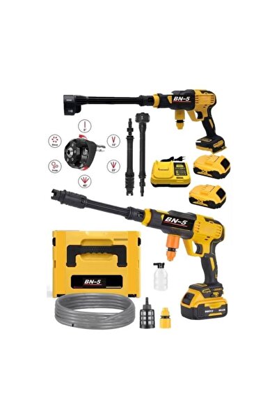 abnturk Bn-5 36V Çift Akülü Yüksek Basınçlı Bakır Sargılı Profesyonel Araç Araba Yıkama Makinesi Ykm17