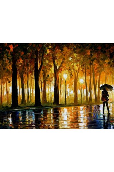 ve Tablou Canvas, Melancolie, 80 x 50 cm, Rama lemn, Multicolor