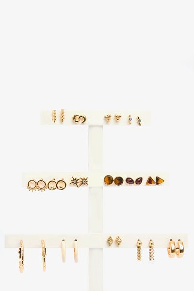 Penti Σετ σκουλαρίκια Babel Gold Color