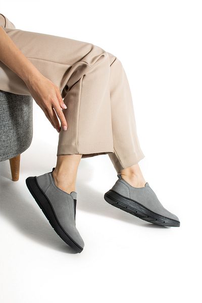 Getcho Brenner Women's Genuine Leather Nubuck Women's Casual Shoes
