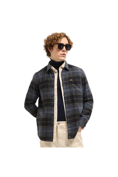 The Bear House قميص رجالي كاجوال بقصّة سليم ومربعات متعددة الألوان، مناسب لكل...