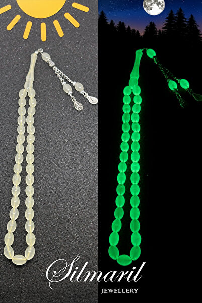 Silmaril Store بسيطة في النهار، أناقة متوهجة في الليل - مسبحة عين القطة المضيئة