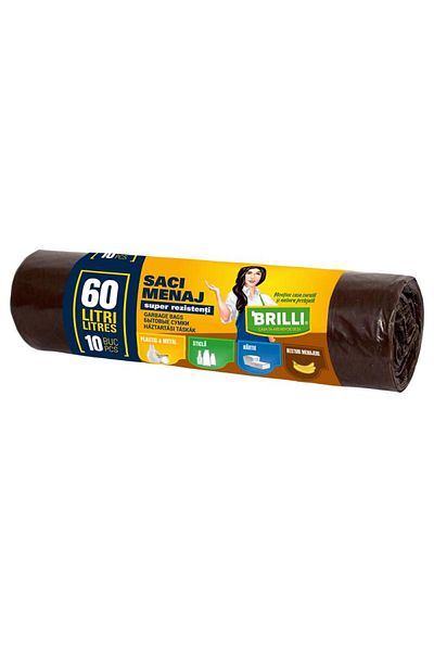 Cesiro Brilli Saci Menaj 60L 10/Set Sr Maro