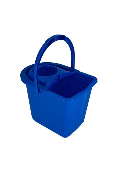 Cesiro Bucket With Squeezer, Plastic, 12l, Blue