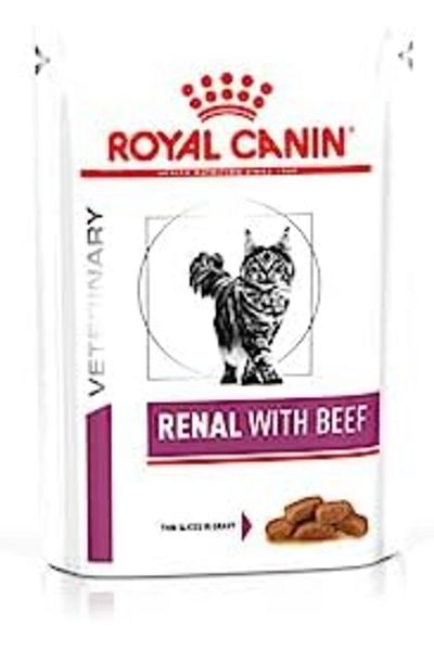 Royal Canin Renal Feline Beef Cat Food, 12 x 85 g