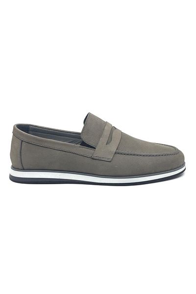 Taşpınar Ayakkabı Kale 100% Nubuck Leather Men's Summer Comfortable Casual Loafer Classic Shoes 40-44