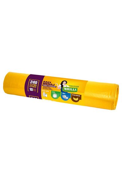 Cesiro Brilli Cleaning Bags 240l 10/set Sr Yellow