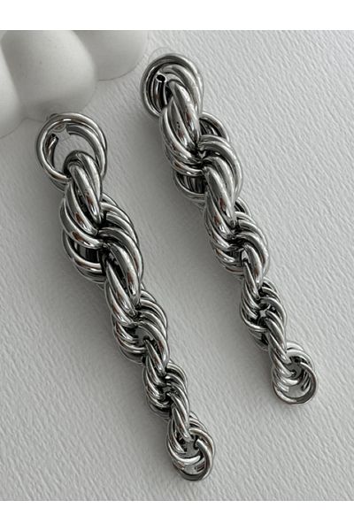 Ervalina Trend Dangle Twist Long Earrings