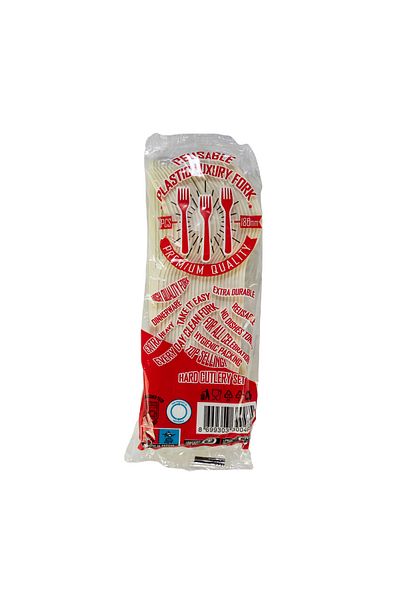 Cesiro Transparent Reusable Forks (283) 50 Pcs /set