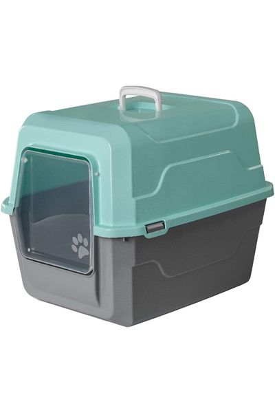 storeks Mikopet Deluxe Green Indoor Cat Toilet