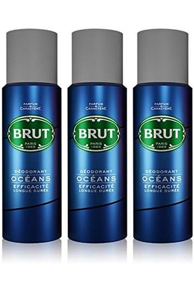 Brut Ocean Deodorant for Men 200ml (Pack of 3)