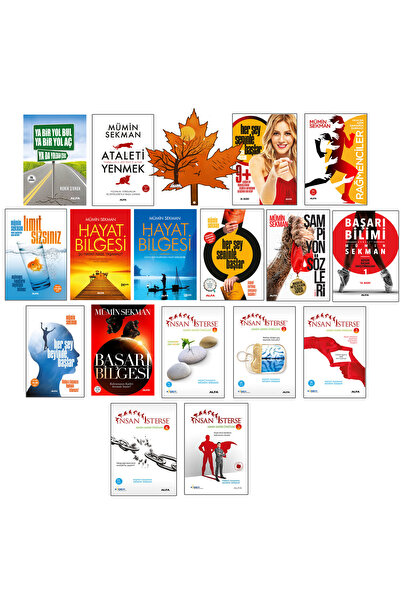 Alfa Yayınları mümin sekman -17 kitap - ya bir yol bul yada bir yol aç - atal...