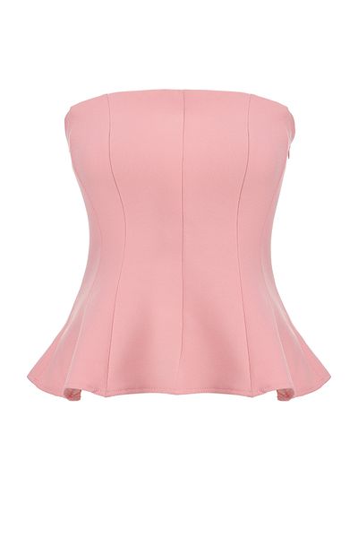 SEVİLEN Short Blouse with Pens Detail
