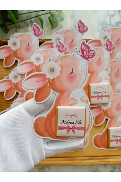 naz mutlu designorganizasyonhediyelikçikolataçiçek 10 ADET İSME ÖZEL ÖZEL KES...