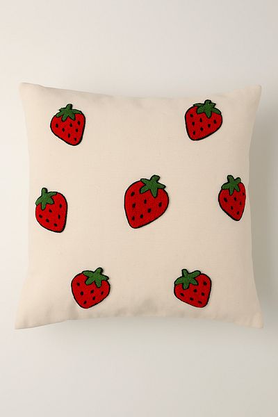 Rell Home Handmade Punch Embroidered Throw Pillow Cover |   Bohemian |   Patterned |