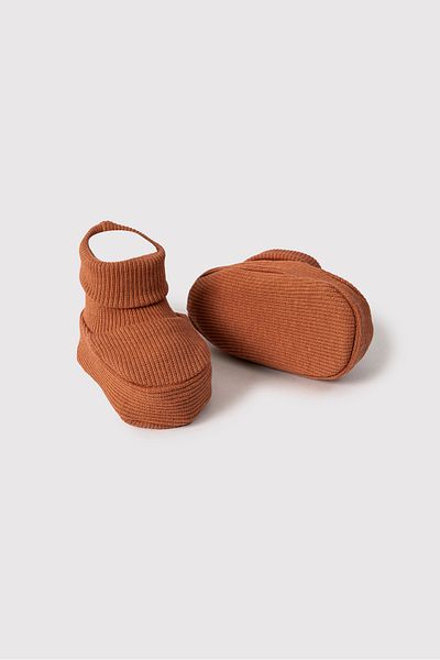 Polpuf Ribbed Flexible Baby Booties