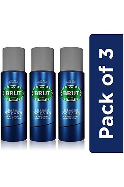 Brut Ocean Deodorant for Men 200ml (Pack of 3)