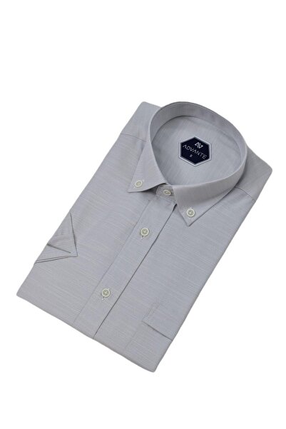 ADVANTE Чоловіча класична сорочка з одним кишенею та короткими рукавами BGL-ST04554