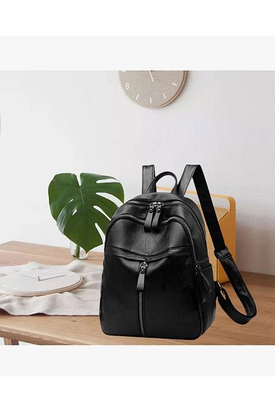 Obay Women Backpack Pu Leather School Shoulder Bag Rucksack Tote Travel