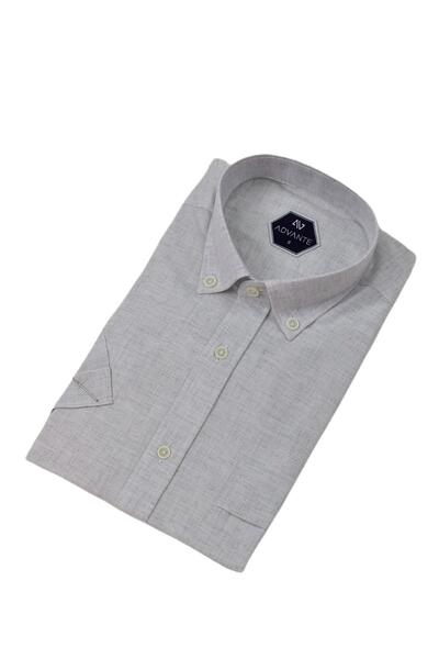 ADVANTE Чоловіча класична сорочка з одним кишенею та короткими рукавами BGL-ST04558