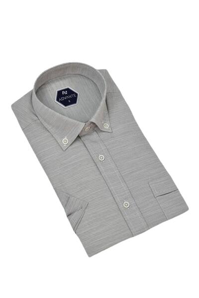 ADVANTE Чоловіча класична сорочка з одним кишенею та короткими рукавами BGL-ST04554