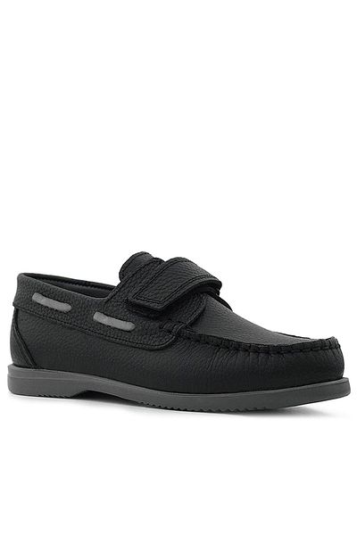 Rakerplus Simurg Genuine Leather Black Boy's Shoes