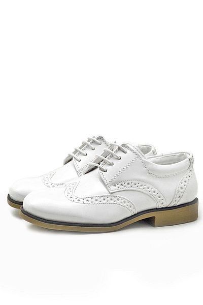 Rakerplus Titan White λουστρίνι με κορδόνια Classic Boy's Classic παπούτσια