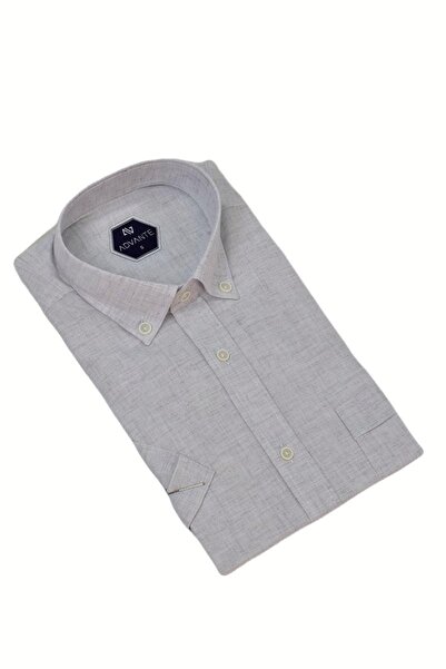 ADVANTE Чоловіча класична сорочка з одним кишенею та короткими рукавами BGL-ST04558