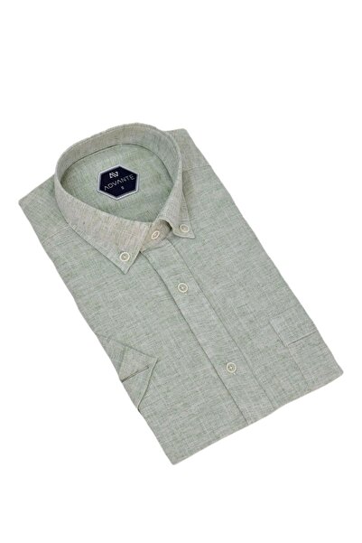 ADVANTE Чоловіча класична сорочка з одним кишенею та короткими рукавами BGL-ST04557