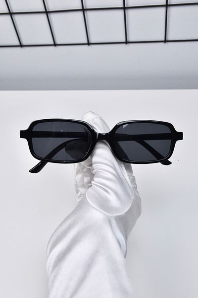 LOOKUP NEW 49-19-145 Ekartman Unisex Women Men Uv400 Protect Bone Rectangle Square Mii Sunglasses