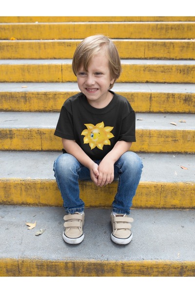 Butik 100% ΒΑΜΒΑΚΙ ΠΑΙΔΙΚΟ - ΗΛΙΟΦΙΛΟ - ΜΕ ΤΥΠΟΥΡΓΗΜΕΝΟ ΣΤΑΙΡΙΑΖΟΝΤΑΙΟ ΣΤΡΟΓΓ...