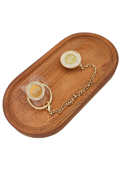 Serap Yılmaz Sahi Isimli Şeffaf Renkli Taşlı Silikon Damaklı Bebek Emzik Zinc...