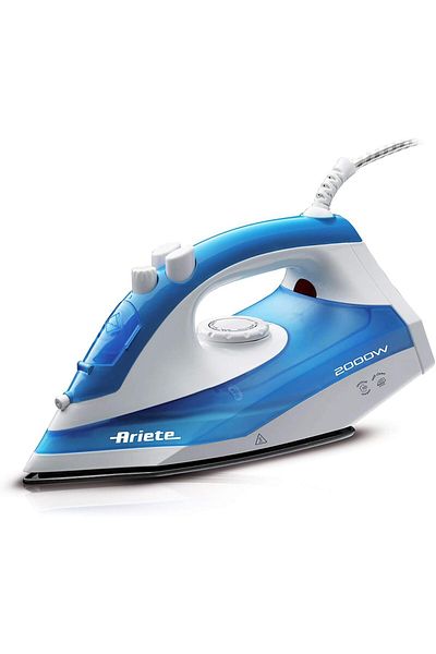 ARIETE 250 ml Steam Iron with Non-Stick Plate and Auto Cleaning