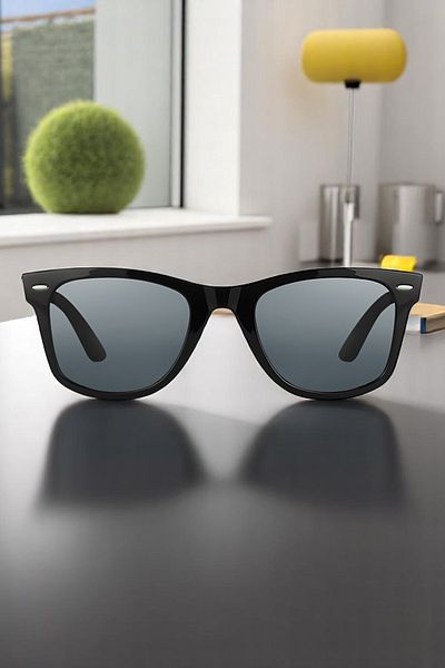 Daniel Klein 100% Polarized Uv400 Protection Black Color Wayfarer Original Unisex Sunglasses Dkgg6271C2