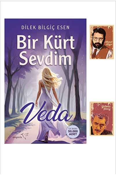 Müptela Yayınları Bir Kürt Sevdim Romanı - Veda - Dilek Bilgiç Esen - Ahmet Kaya Resimli Not Defterli (2 NOT DEFTERLİ)