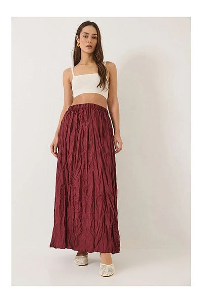 MB-MODA BİZİMLE Women's Crush Black Skirt