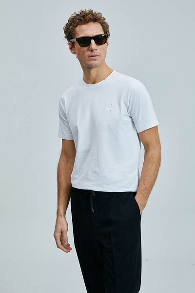 Lufian Ανδρικό μπλουζάκι Pablo White 111020265