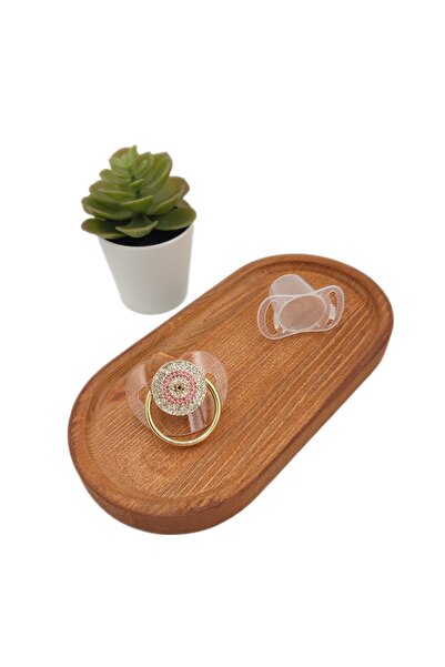 Serap Yılmaz Sahi Kaplama Şeffaf Taşlı Silikon Damaklı Bebek Emzik (0-6 AY) -...