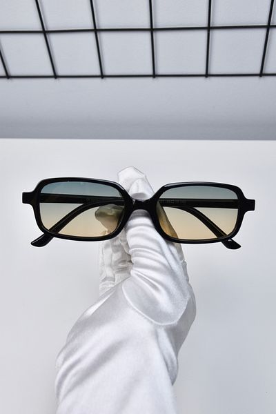 LOOKUP NEW 49-19-145 Ekartman Unisex Women Men Uv400 Protect Bone Rectangle Square Mii Sunglasses