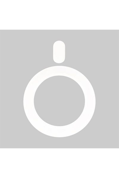 e-Wantay Inel Magnetic Alb, Compatibil Magsafe, Suport Auto & Încărcare Wireless, Instalare Pe Telefon/husă