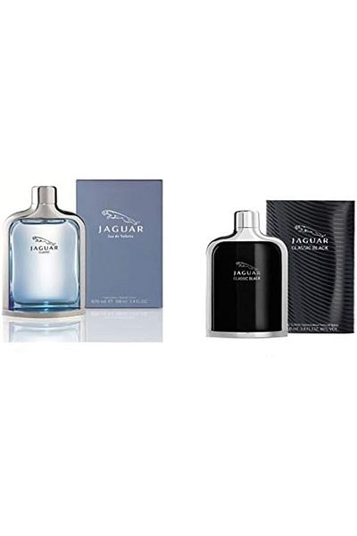 Jaguar Two-piece set: Jaguar Classic Blue Men's Perfume 100ml with Jaguar Black Eau De Toilette