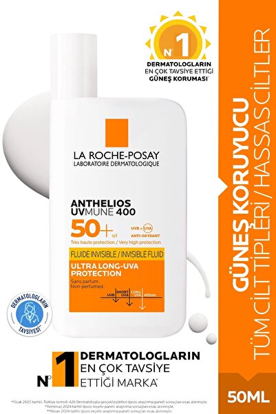 Kozmetik La Ro Po Anthelios Uvmune 400 Invisible Fluid Spf50+ Güneş Koruyucu ...